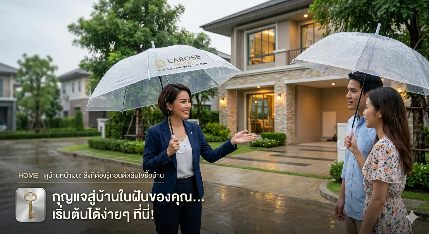 HOME ดูบ้านหน้าฝน: สิ่งที่ต้องรู้ก่อนตัดสินใจซื้อบ้าน