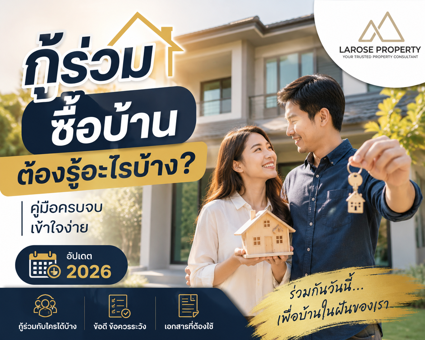 กู้บ้าน, สินเชื่อบ้าน, เทคนิคกู้บ้านผ่าน, เอกสารกู้บ้าน, กู้บ้าน 2026, สินเชื่อบ้าน 2026